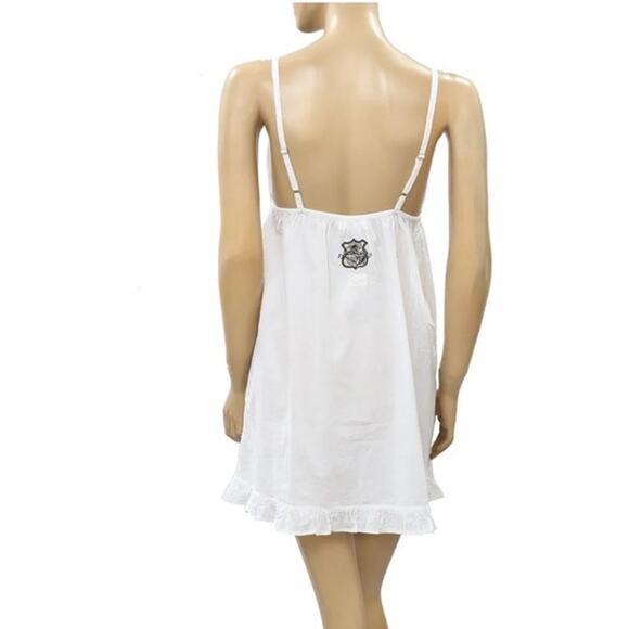 Odd Molly White Lace Mini Dress Slip L Y2K Cottagecore Soft Witch Festival - Picture 3 of 10